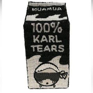 House of mua mua milano 100% BOYS TEARS MILK CARTON BAG HANDBAG